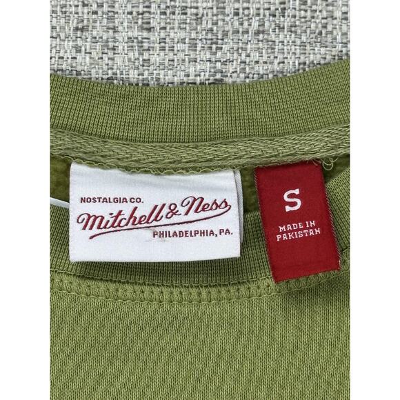 Toronto Raptors Sweatshirt Mens Small Green NBA Basketball Mitchell & Ness - Picture 9 of 14